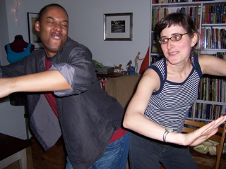 Masheka and Márta bust a move.