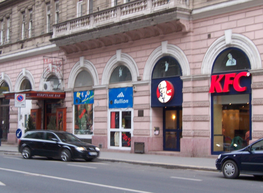 In the U.S. we have the KFC/Nathans/Dunkin Donuts combo...