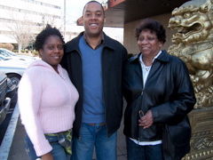 Laurie, Masheka and grandmother Wilhemina