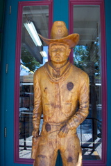 Wooden cowboy